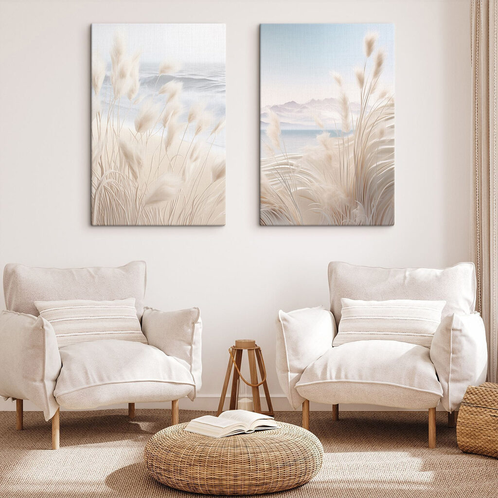 Herbes sur la côte dans un intérieur