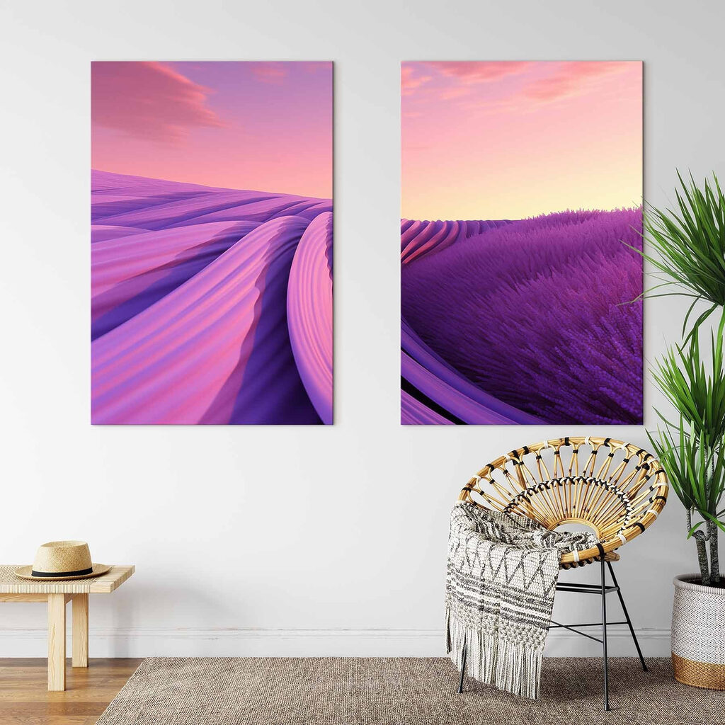 Vagues de lavande — intérieur 1
