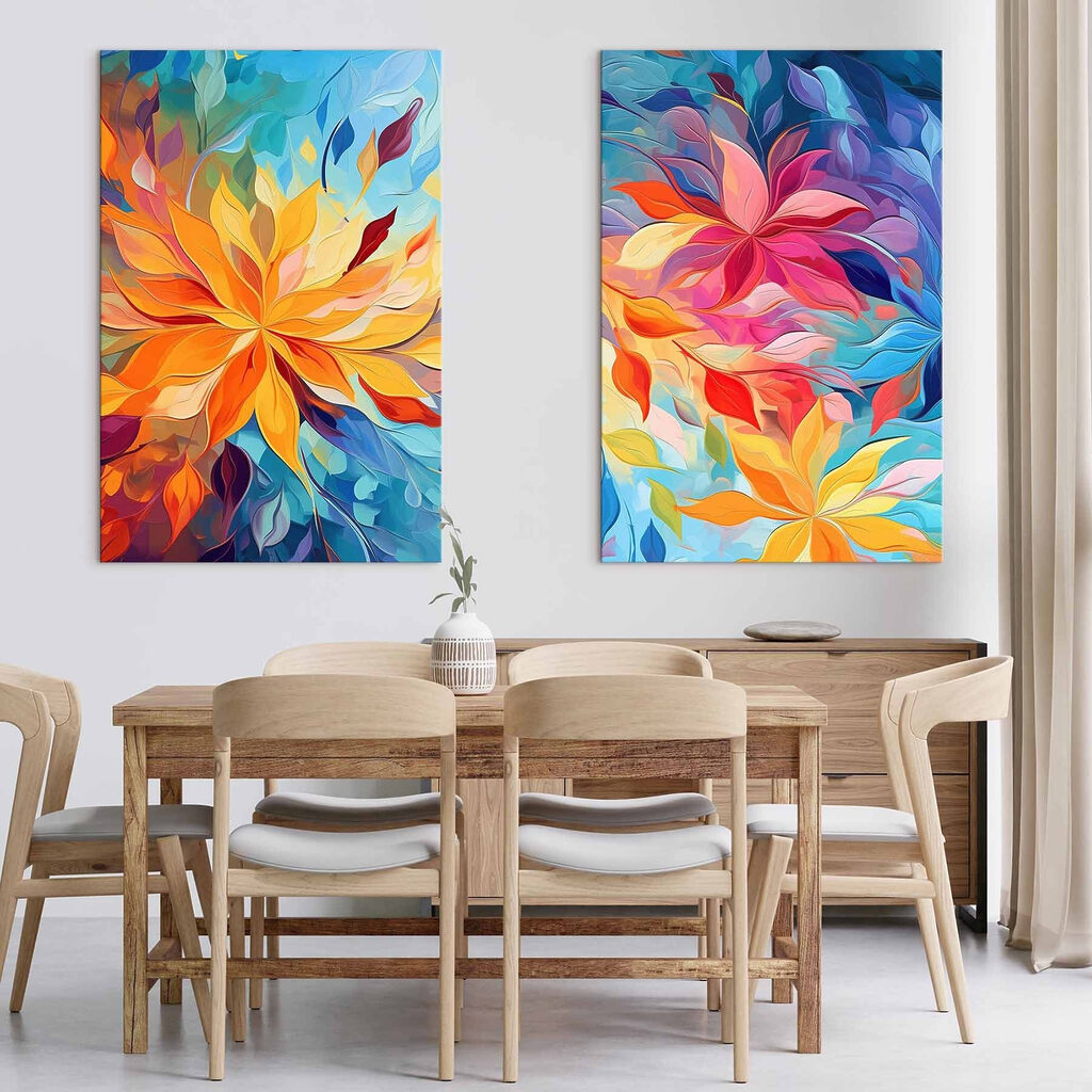 Pétales flamboyants — intérieur 1