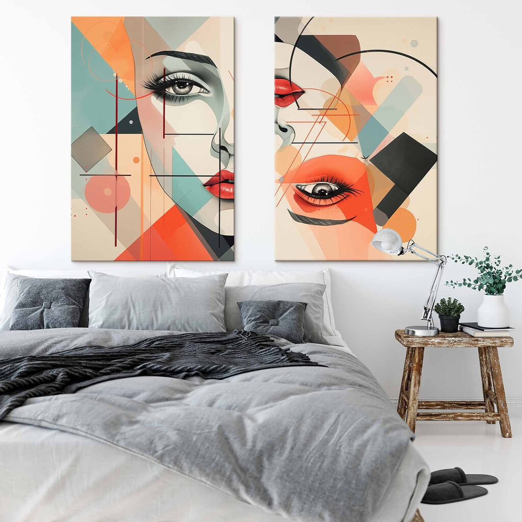 Portrait géométrique — intérieur 1