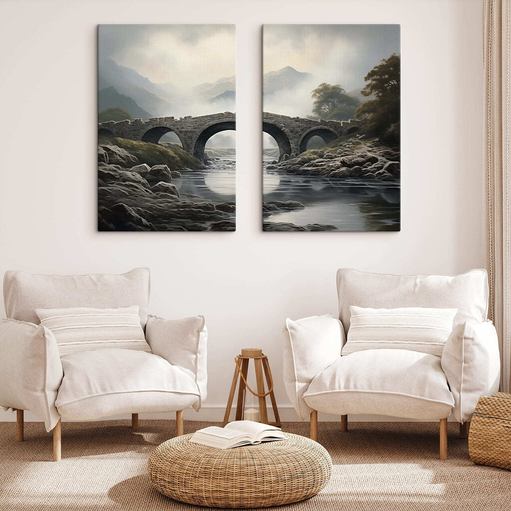 Pont dans la brume — intérieur 1
