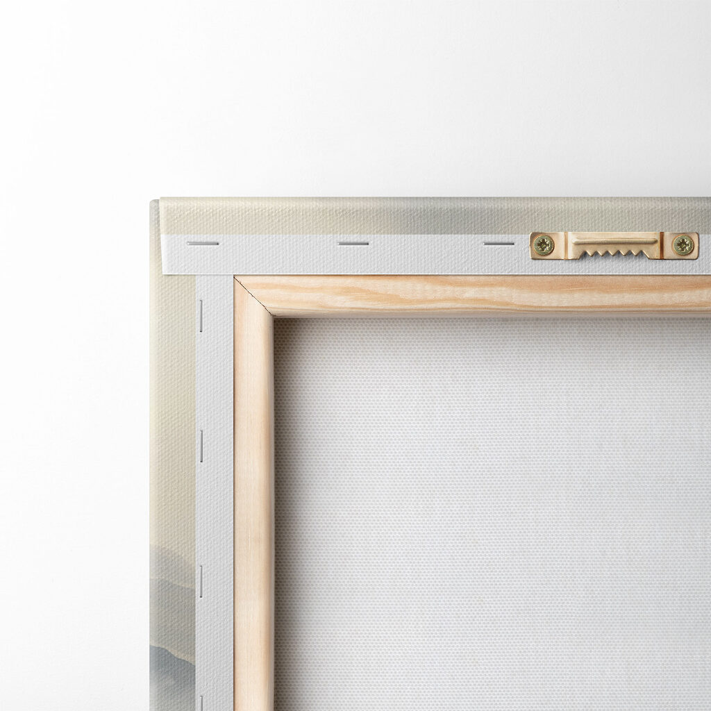 Pont dans la brume — dos