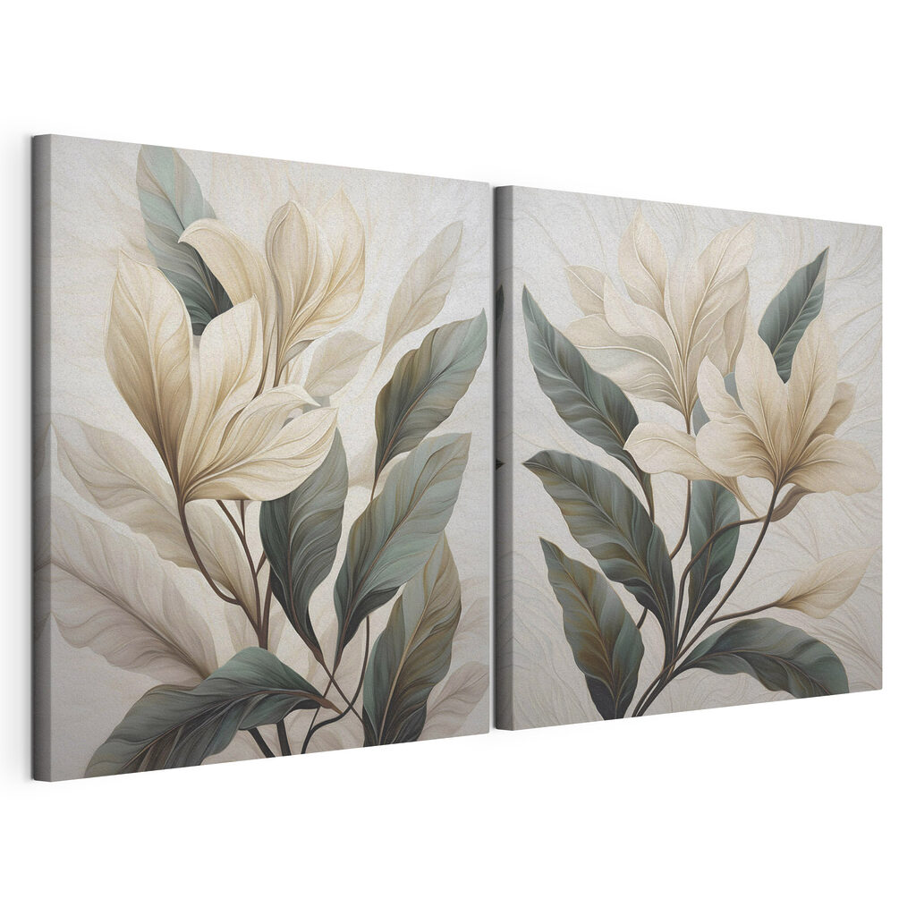Fleurs pâles et feuillage — vue du produit