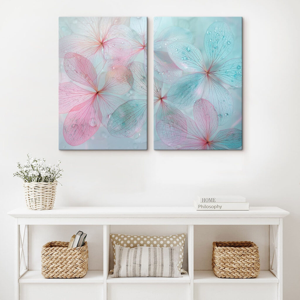 Pétales et gouttelettes — intérieur 1