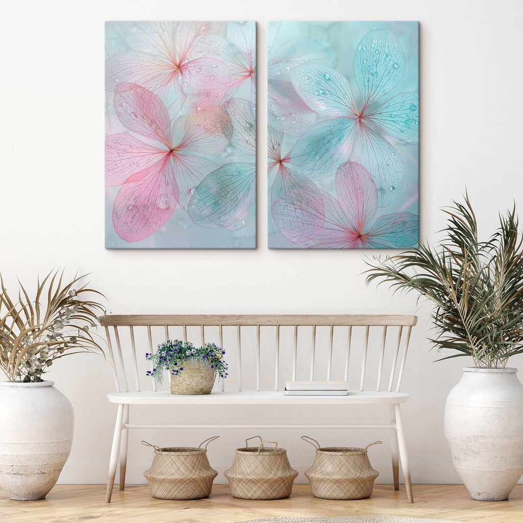 Pétales et gouttelettes — intérieur 2