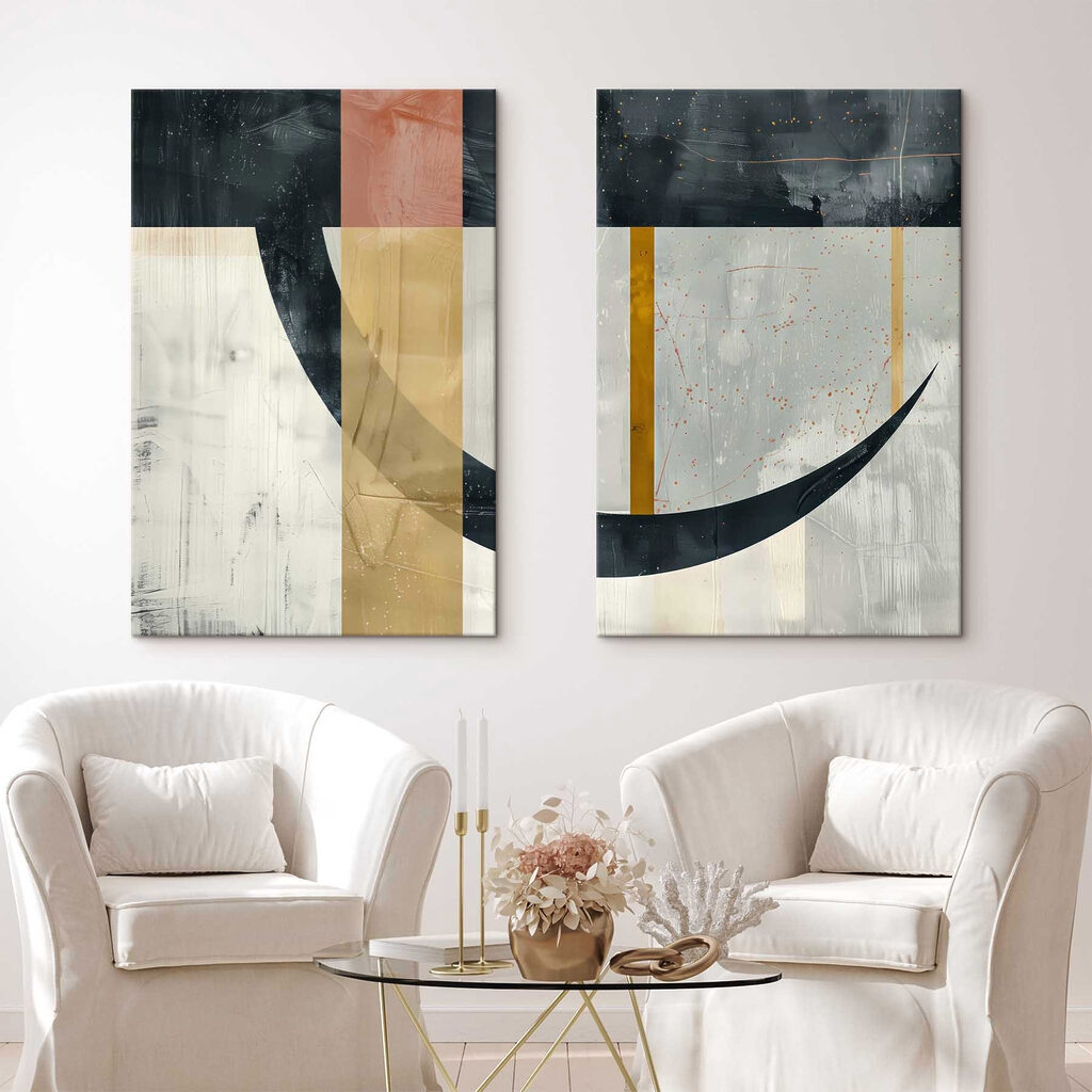 Arcs et rectangles — intérieur 2