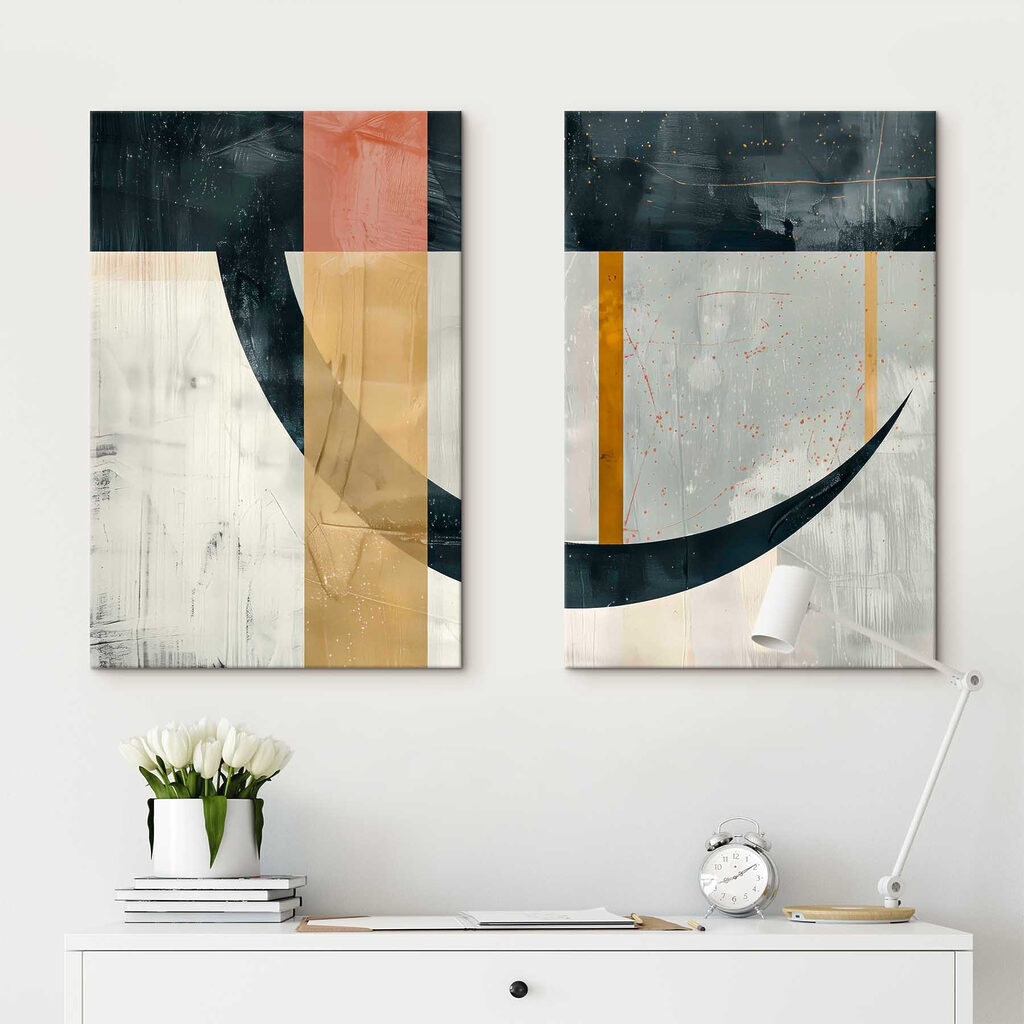 Arcs et rectangles — intérieur 1