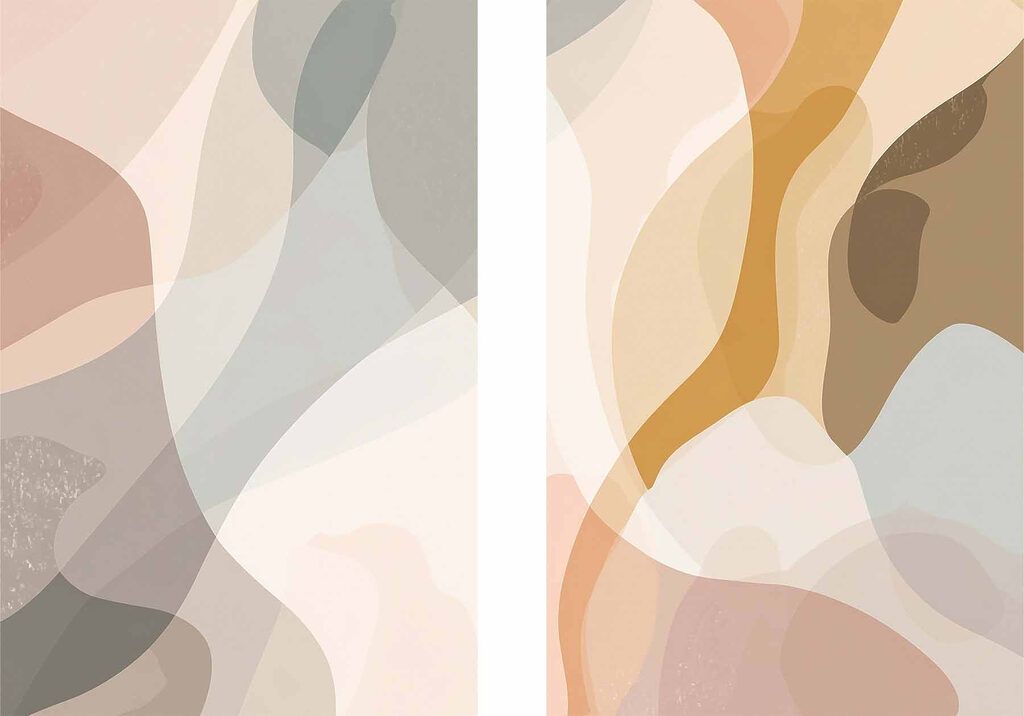 Formes fluides — motif complet