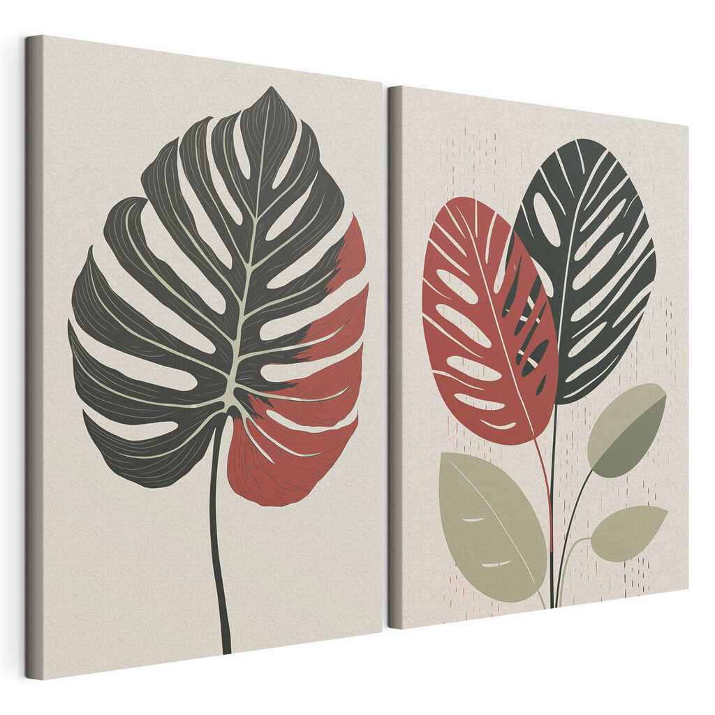 Monstera stylisé — vue du produit