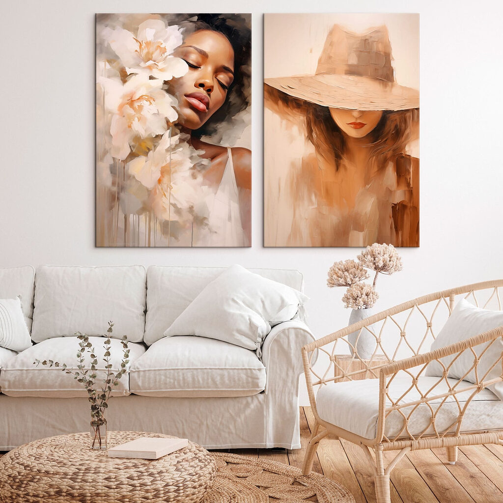 Portraits aux tons sable — intérieur 3