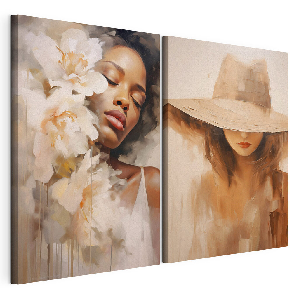 Portraits aux tons sable — vue du produit