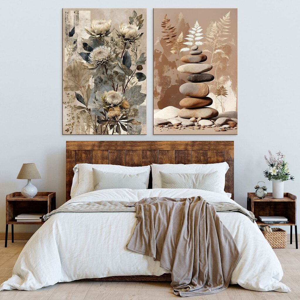 Fleurs et galets — intérieur 3