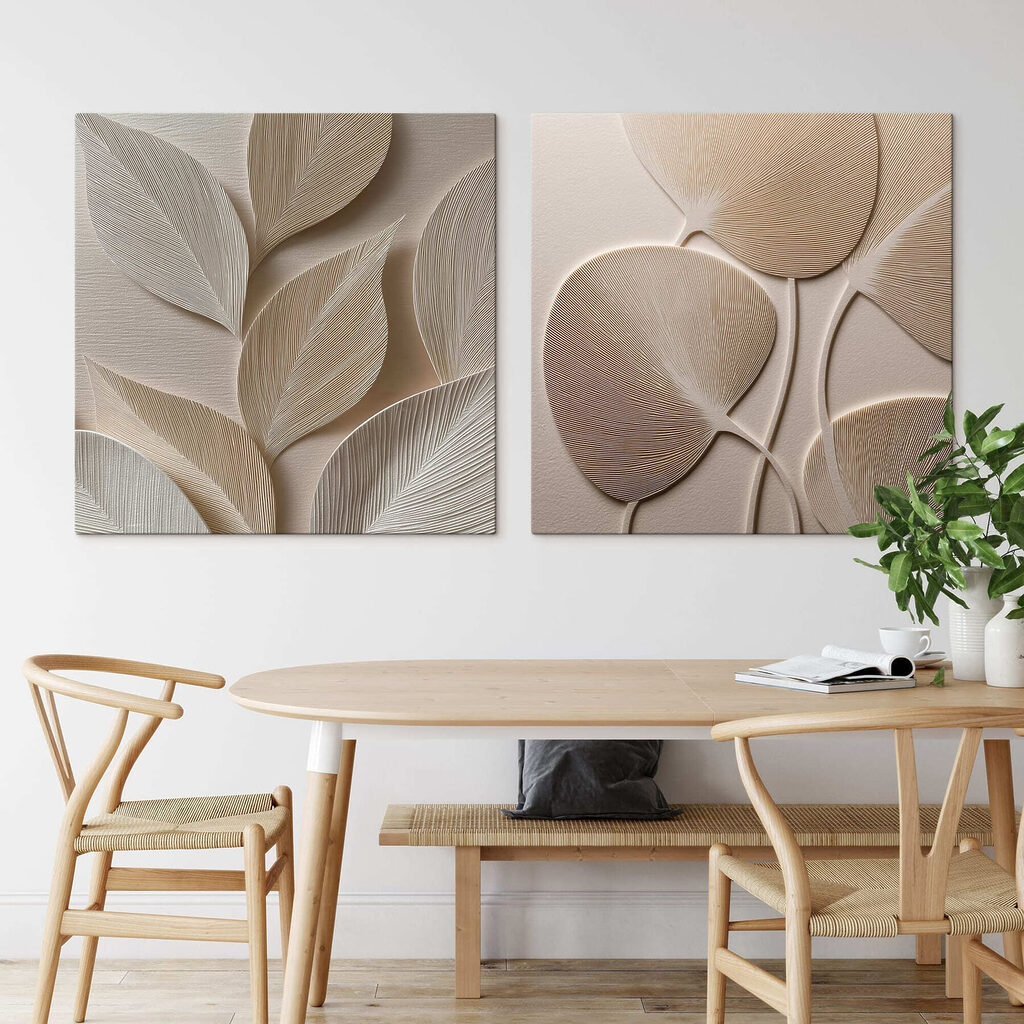 Feuilles aux douces courbes — intérieur 2