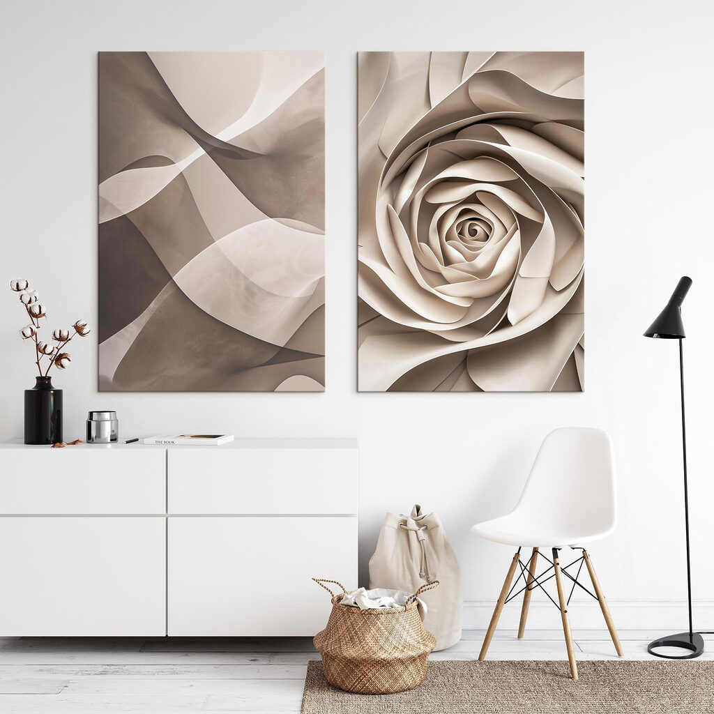 Ondulations et pétales — intérieur 1