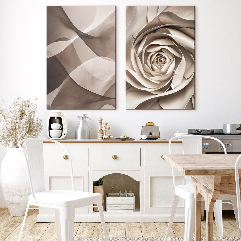 Ondulations et pétales — intérieur 2