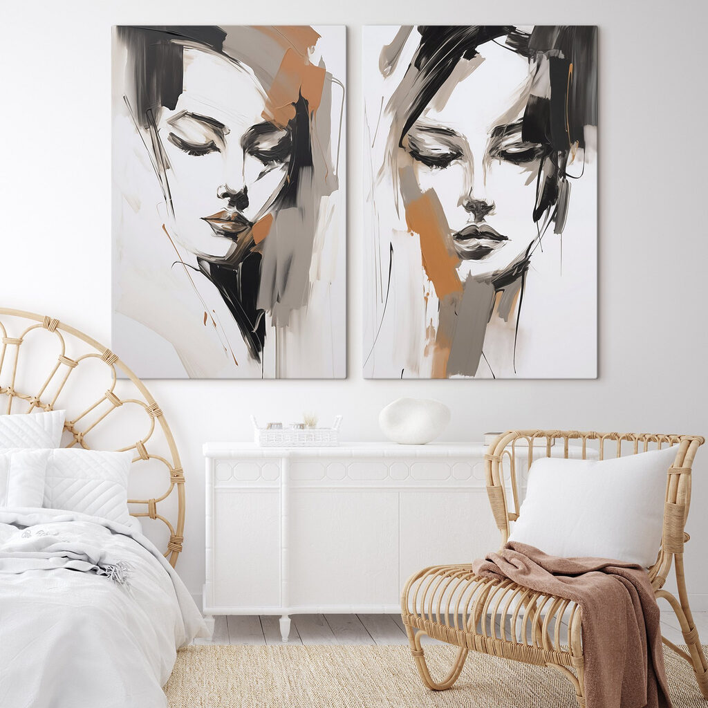 Visages aux touches d’ocre — intérieur 2