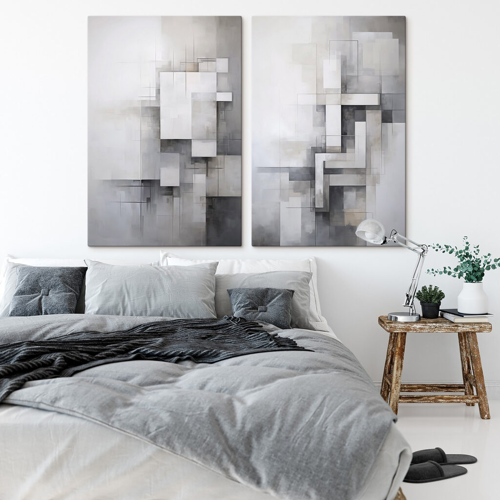 Carrés et lignes — intérieur 1