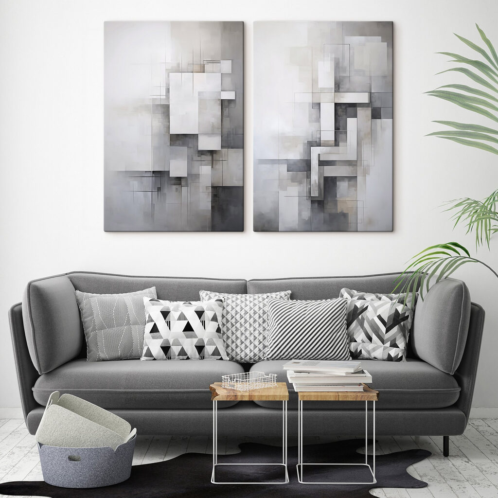 Carrés et lignes — intérieur 2