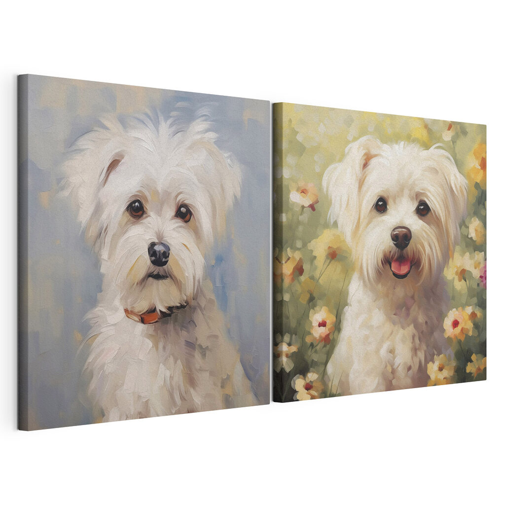 Portraits de chiots — vue du produit
