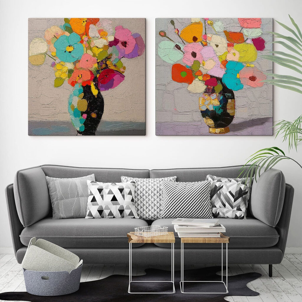 Bouquet dans un vase — intérieur 2