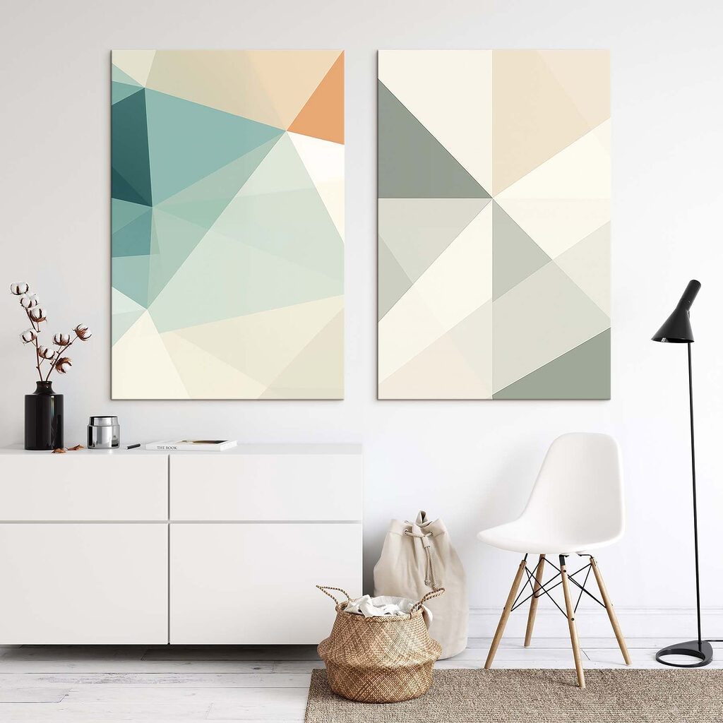 Facettes douces dans un intérieur