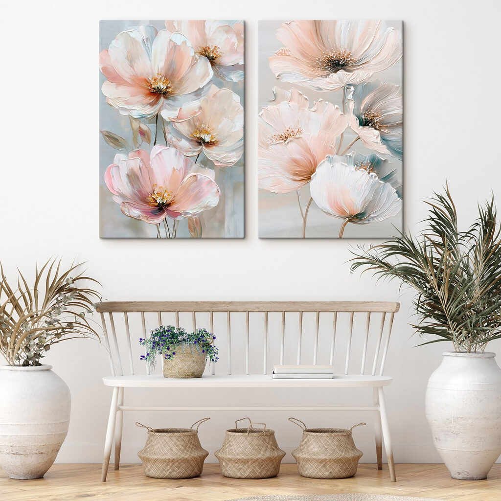 Fleurs aux tons pastel — intérieur 2