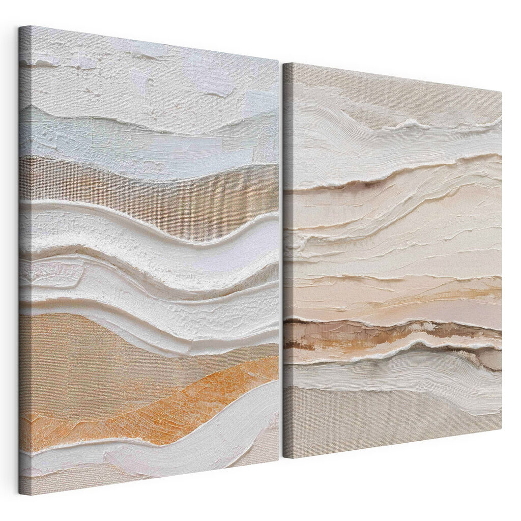 Vagues ocre et crème — vue du produit
