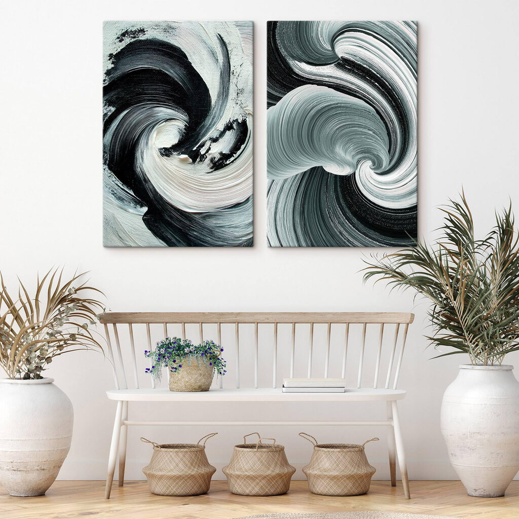 Tourbillons monochromes — intérieur 1