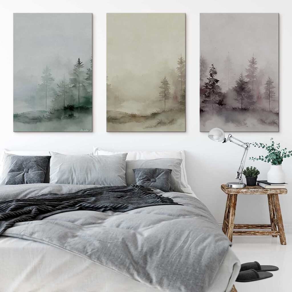 Pins aquarellés — intérieur 1