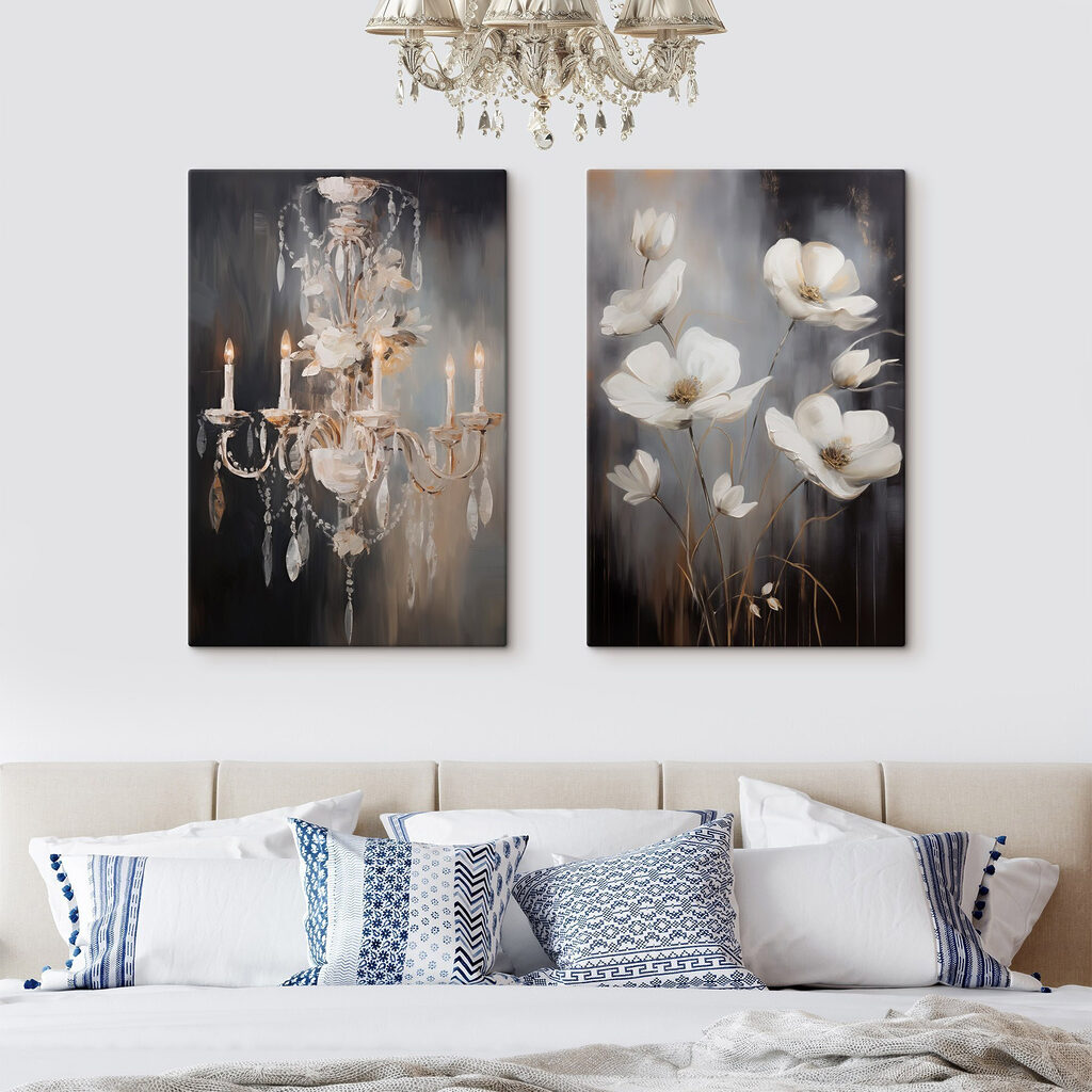 Lustre et fleurs — intérieur 2