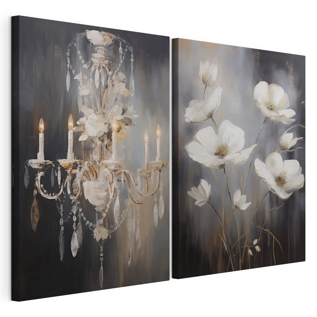 Lustre et fleurs — vue du produit