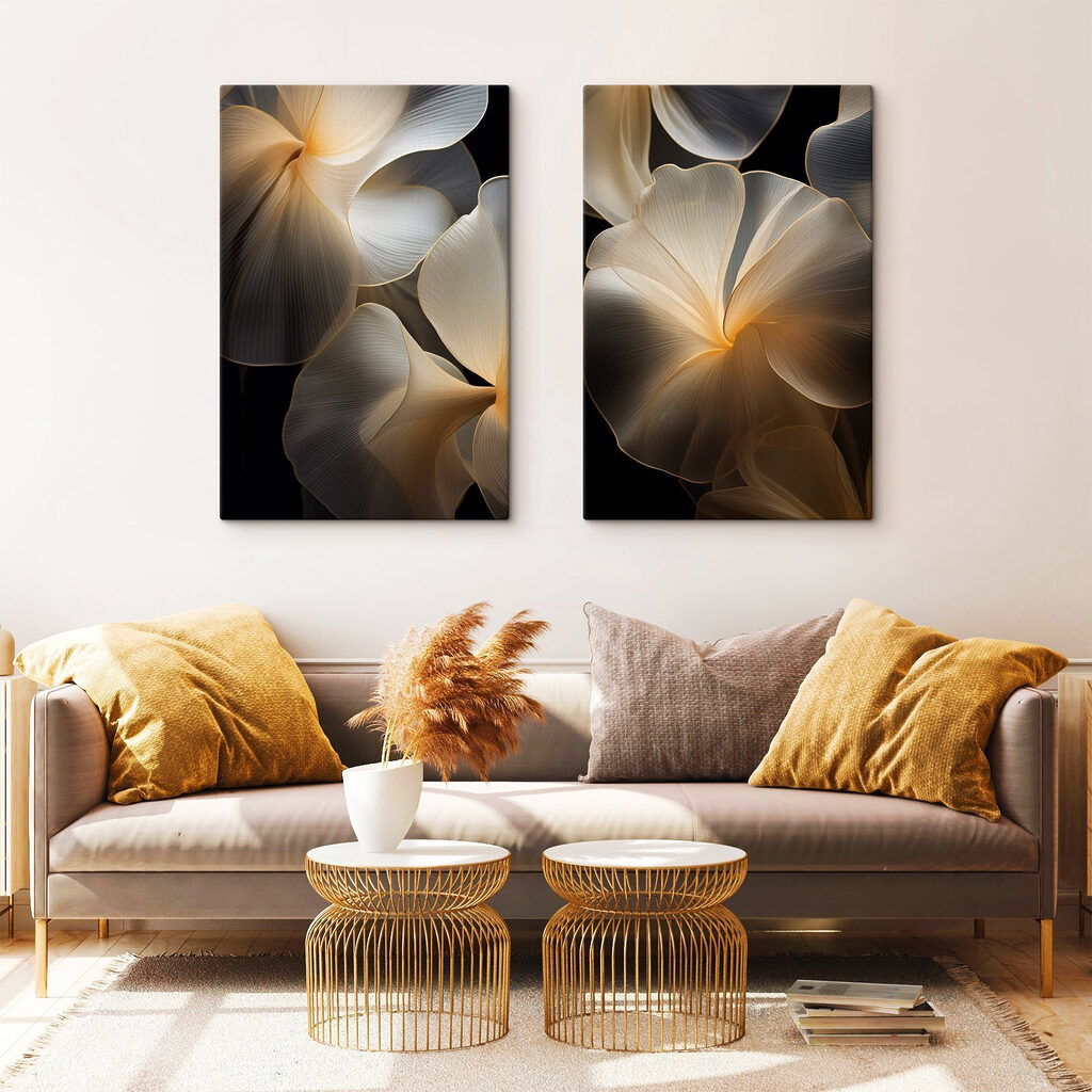 Pétales lumineux — intérieur 1