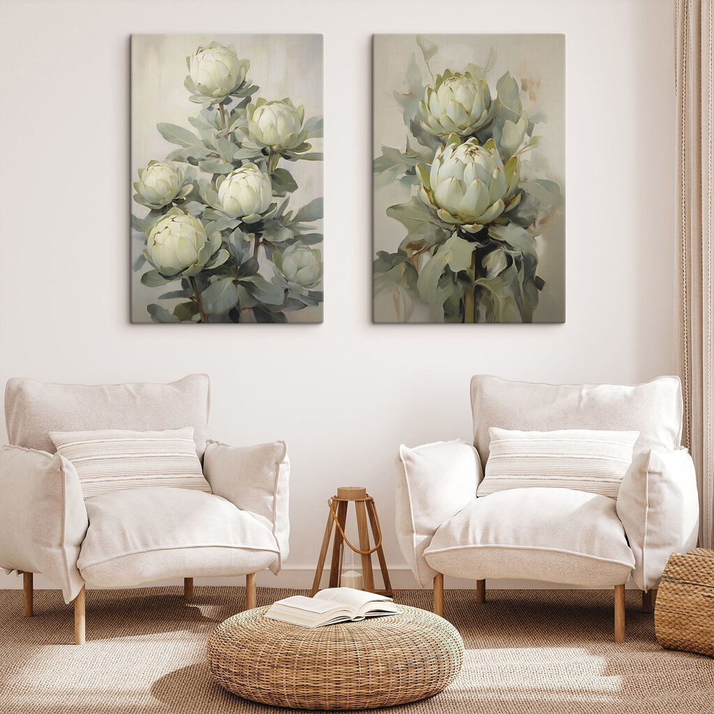 Fleurs en bouton — intérieur 1