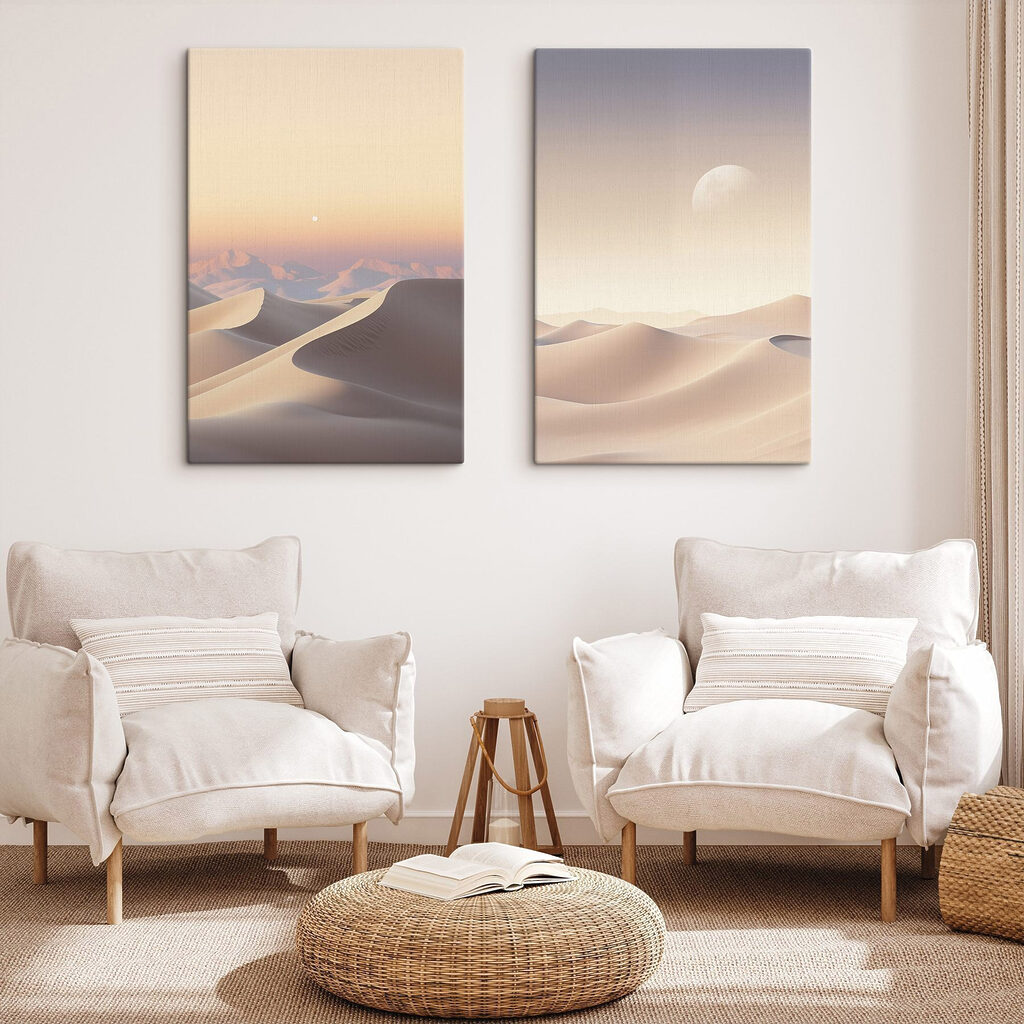 Lune sur les dunes — intérieur 1