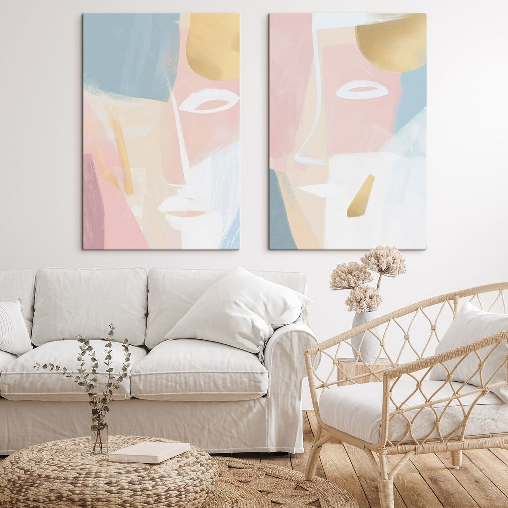Visage abstrait — intérieur 1