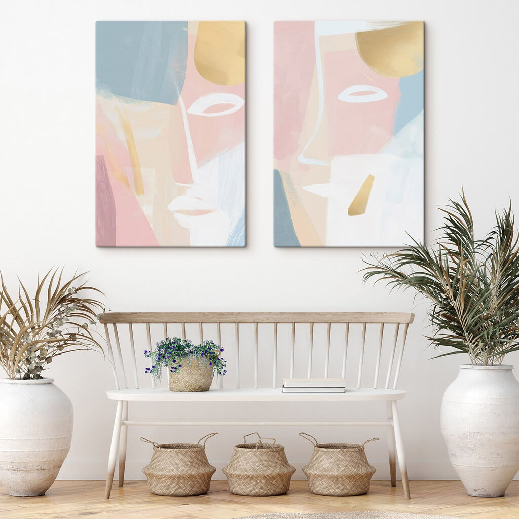Visage abstrait — intérieur 2
