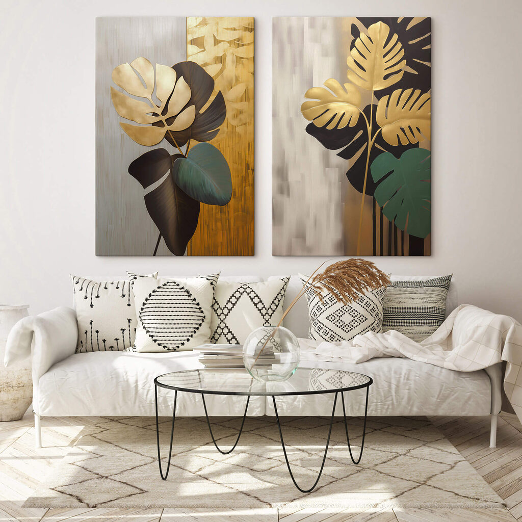 Feuilles de monstera — intérieur 1
