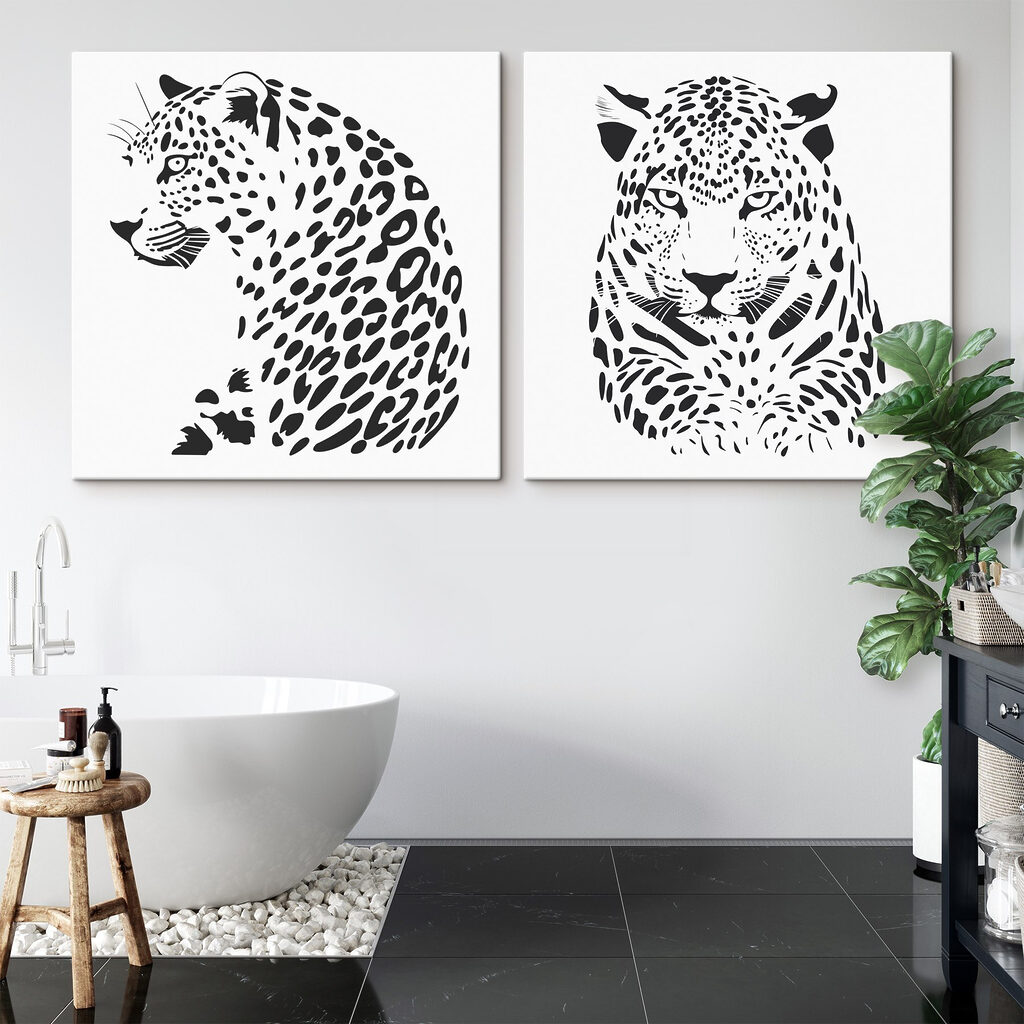 Regard de félin dans un intérieur