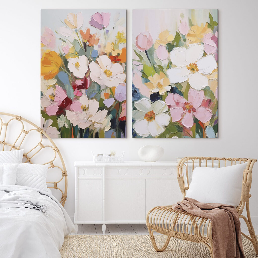 Mêlée fleurie — intérieur 1