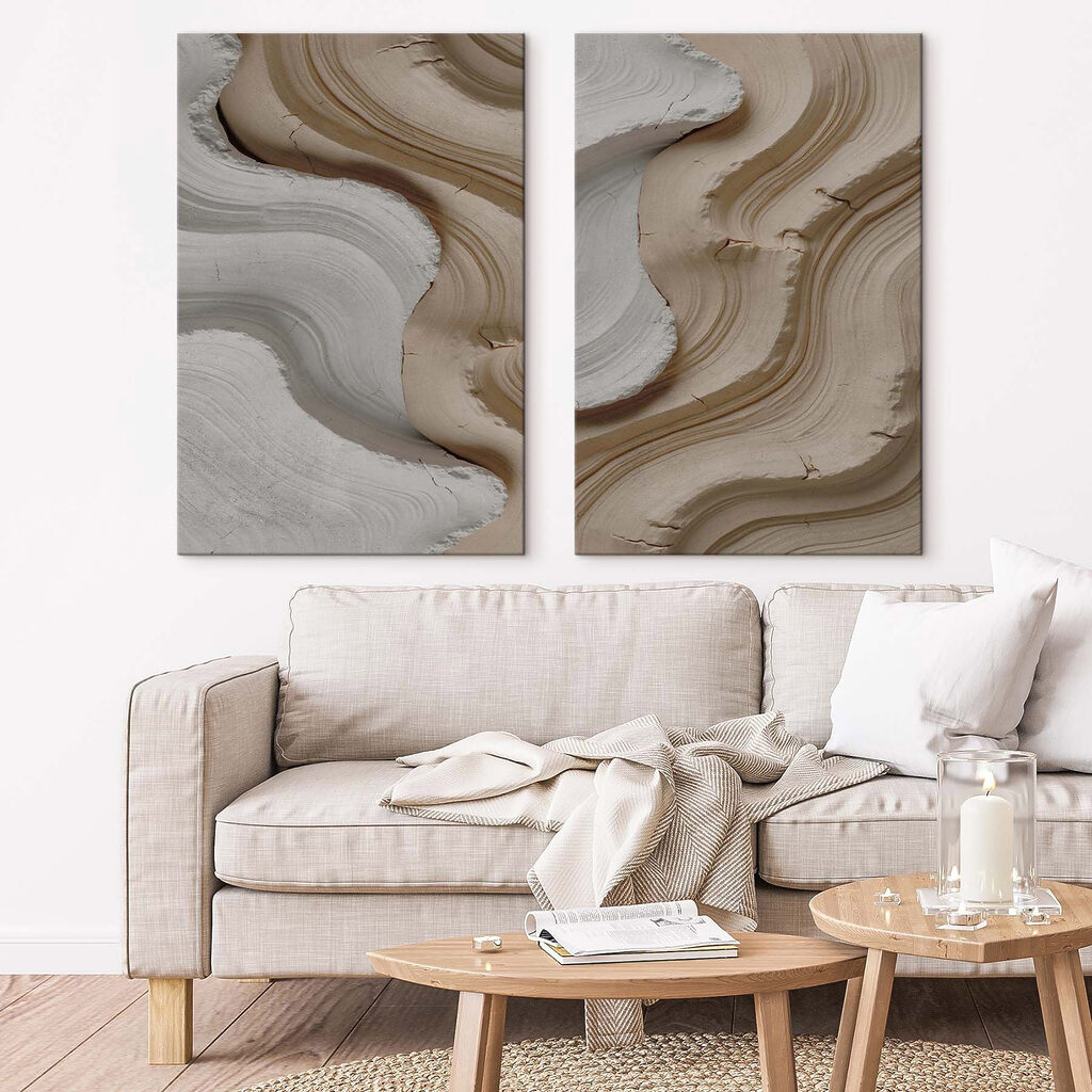 Ondulations couleur terre — intérieur 1