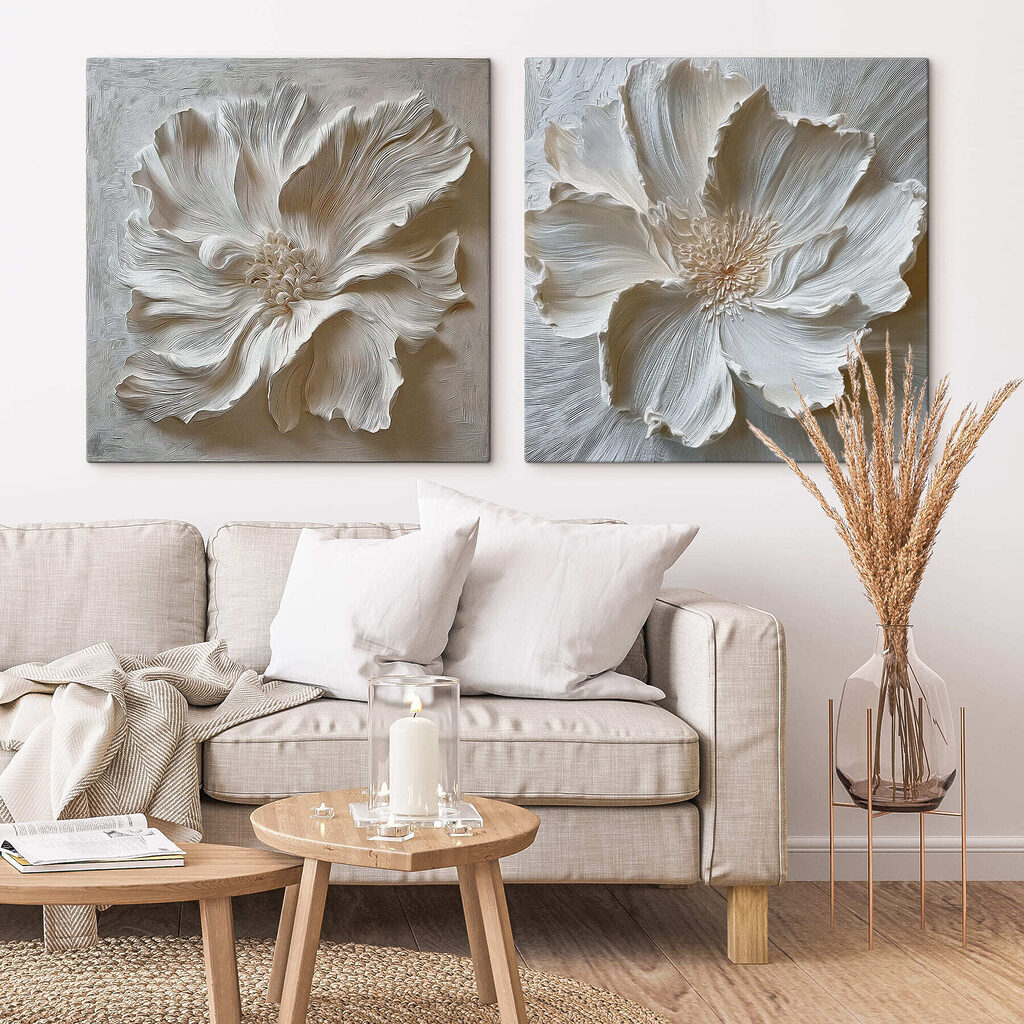 Corolles blanches — intérieur 1