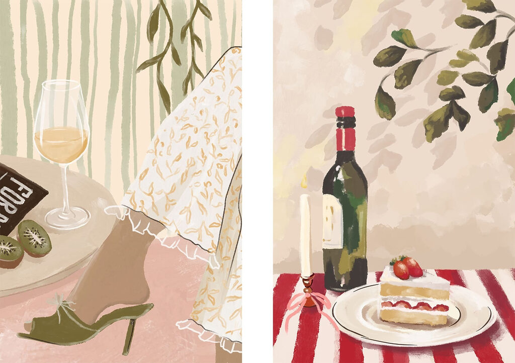Petits plaisirs — motif complet