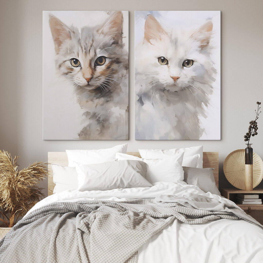 Deux chatons — intérieur 1