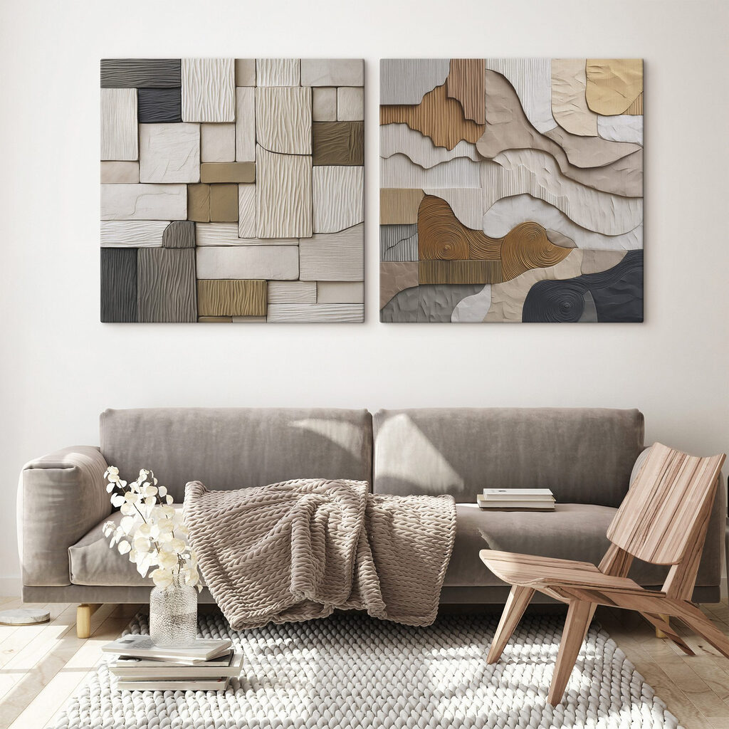 Mosaïque de textures — intérieur 1