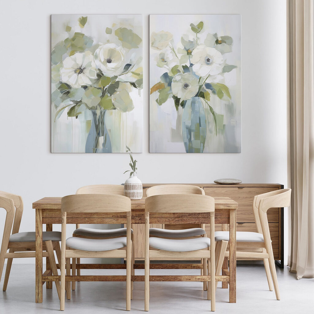 Bouquets aux tons sauge — intérieur 1