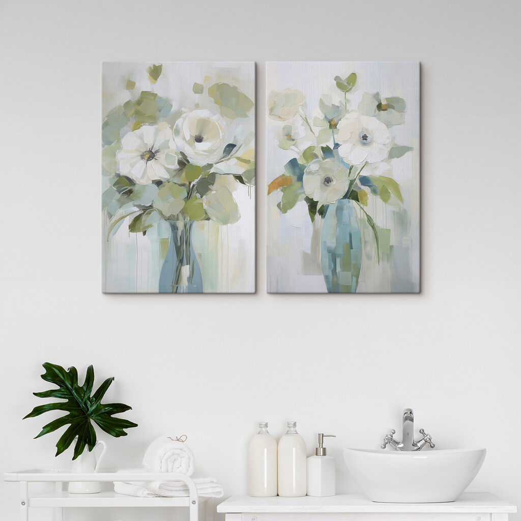 Bouquets aux tons sauge — intérieur 2