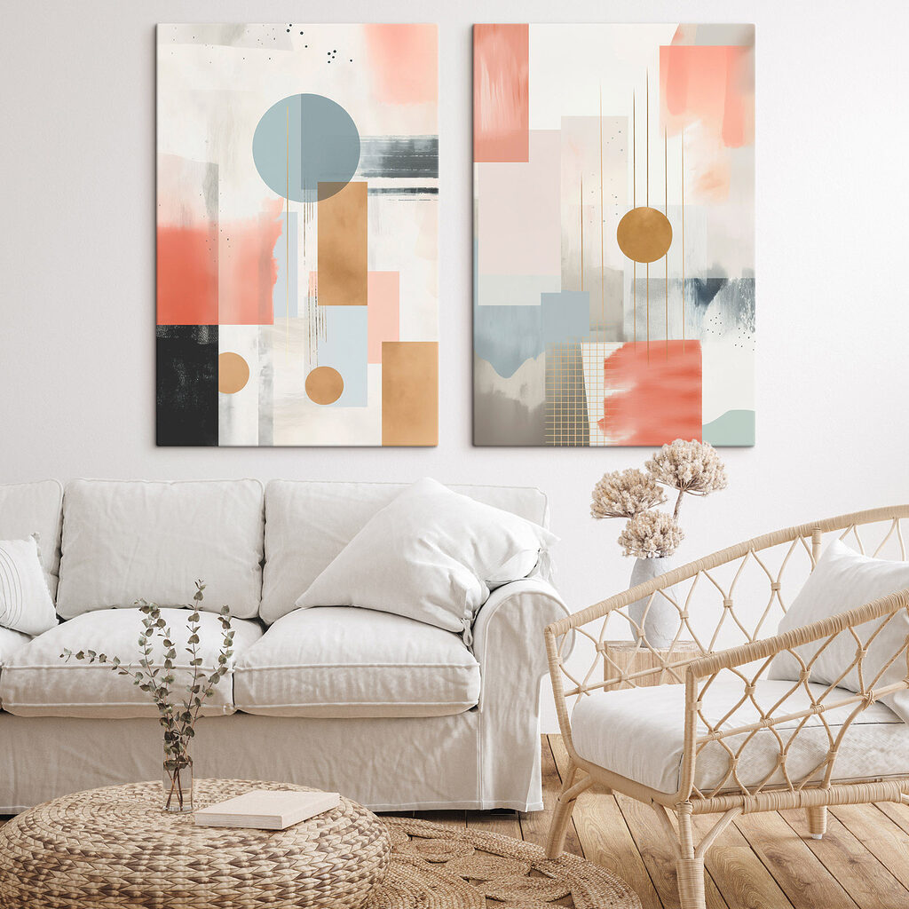 Jeu de formes corail — intérieur 1