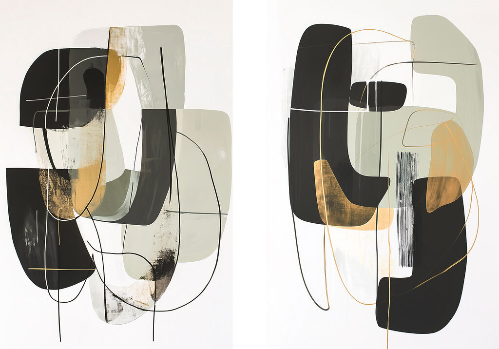 Formes et fils d’or — motif complet