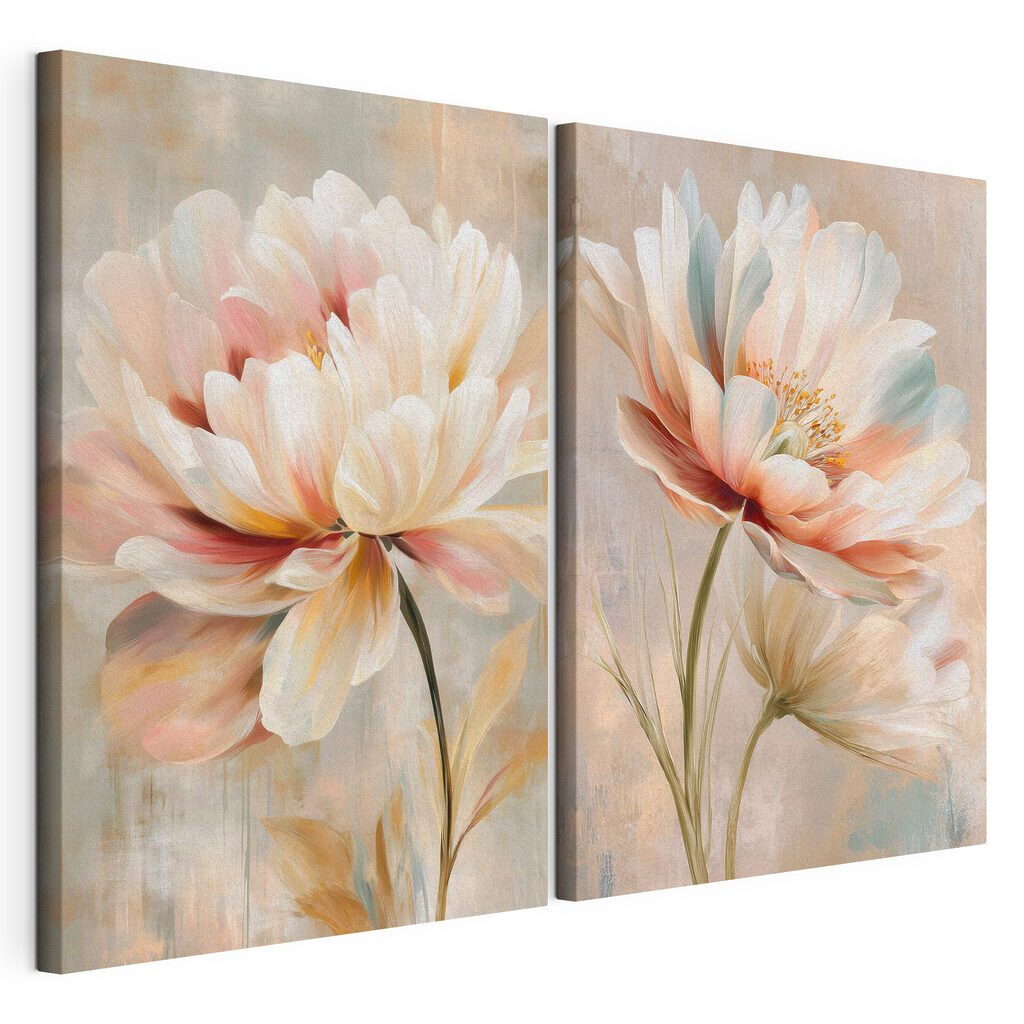 Délicates fleurs pastel — vue du produit