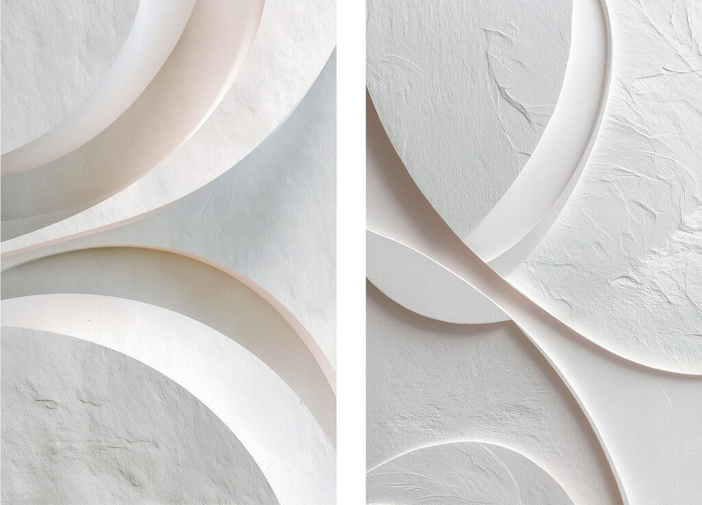 Courbes et ombres douces — motif complet